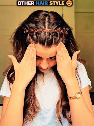 try this cute easy hairstyles 😍🥰💗#troll #trollface #hairstyle #edit