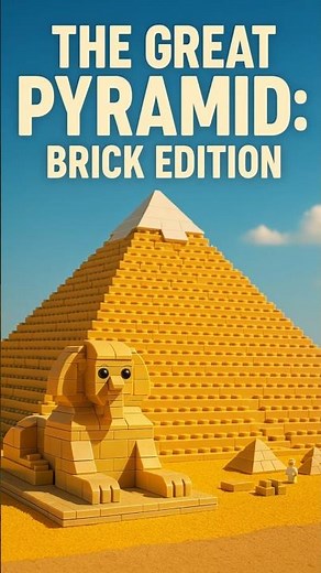 The 7 Wonders in LEGO: Great Pyramid of Giza Begins the Journey!