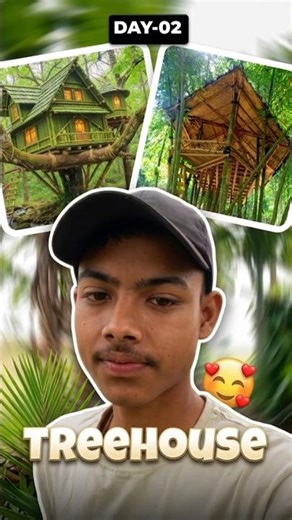 tree🌳House Making Challenge (Day-02) 🏠🔥|| #minivlogs #vlogs