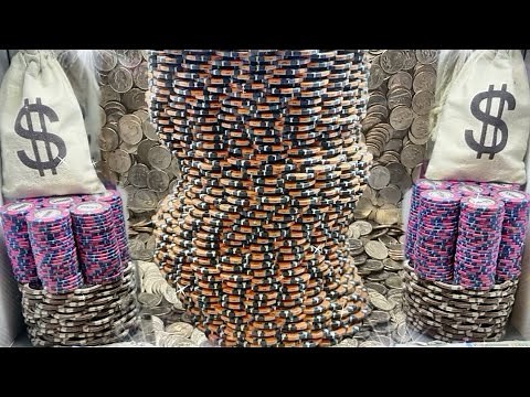 I TRIED A $200,000,000.00 1 QUARTER CHALLENGE AT A CASINO COIN PUSHER MACHINE! Here’s What HAPPENED…