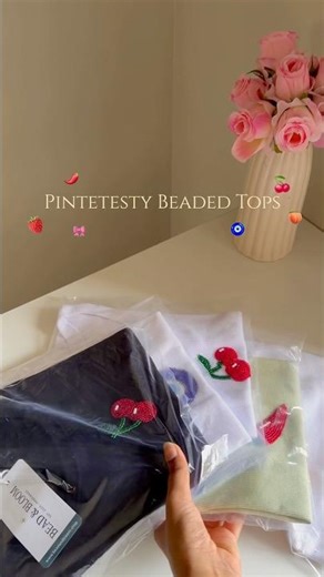 Viral pinteresty beaded tops haul | beachwear beaded basic stylish tops haul #fashion #shorts #viral