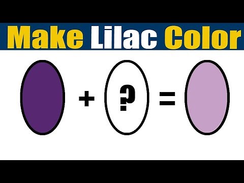 How To Make Lilac Color - What Color Mixing To Make Lilac