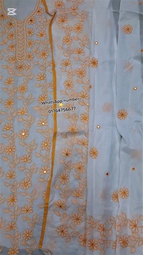 Beautiful Hand Embroidery Dress Design In Bangladesh