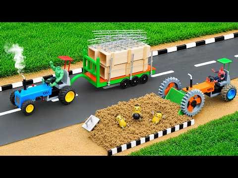 Amazing DIY Mini Tractor Build | Mini Construction Science Project ‪@DIYMachinery‬