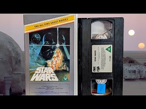 Star Wars (1977) UK VHS Retail Tape and Opening