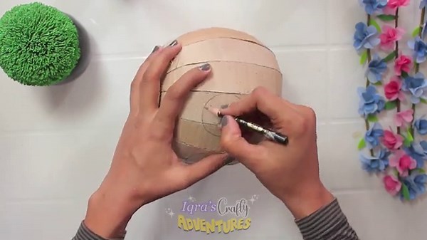 🎃DIY Pumpkin Fairy House Using Cardboard | DIY Halloween Fairy House Lamp | Fall Decoration Ideas🍁