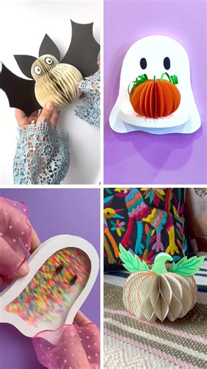4 Easy Halloween Paper Crafts You’ll Love 🎃👻