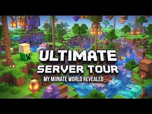 Minecraft Server Reveal Tour 2025 | INSANE Builds & Features |Basit Gaming