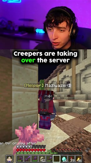 Creepers Take Over the Minecraft Server