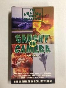 VHS Caught on Camera Volume 1 1996 the Amazing Video Collection - Etsy