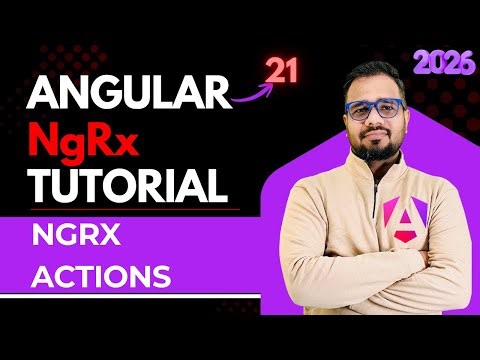 #4 NgRx Angular Tutorial | NgRx Actions - Heart of NgRx