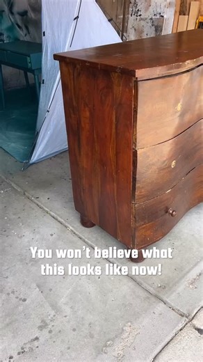 Meet Wally! What I once thought was a solid walnut beast turned out to be a mix of Sheesham and Mango wood. A surprise duo that tested my patience (and my stain collection). After four rounds of trial and error, I finally landed on the perfect combo to bring out that stunning grain that had been hiding for years. And the best part? Wally’s staying right here, I decided to keep him! A forever piece, turned family heirloom! #diy #furnitureflip #furniturerestoration #exoticwood | Paris Ashley Home