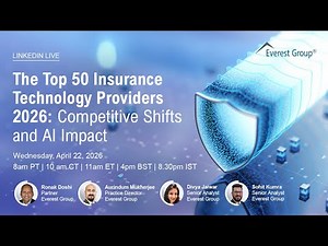 The Top 50 Insurance Technology Providers 2026: Competitive Shifts and AI Impact