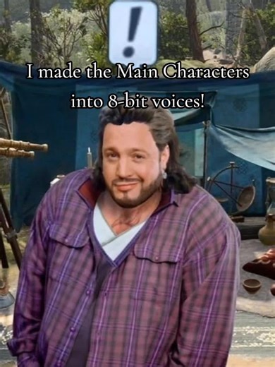 8-Bit Voices of Baldur's Gate 3 Characters