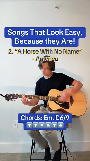 Songs that Look Easy, Because they Are! 🎸 #guitar #guitartok #musiciansoftiktok #fyp #foryou | Guitar Dave