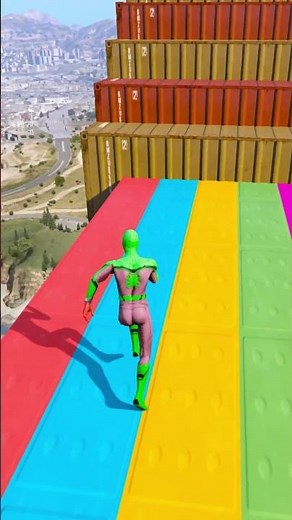 GTA 5 Epic Ragdolls | Spider-Man Jumps/Fails ep. 3022