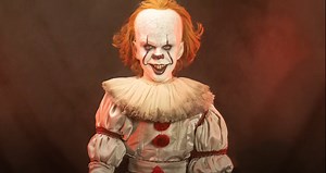 Massive 50″ Pennywise Doll Shown Off by Trick or Treat Studios! [Toy Fair]