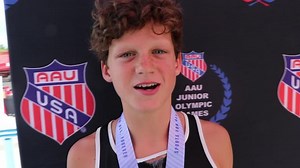 Rayder Knaack Throws 89-4 For Silver At AAU | AAU Junior Olympics Games