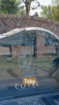 Toby Keith’s Grave and Memorial in Norman Oklahoma