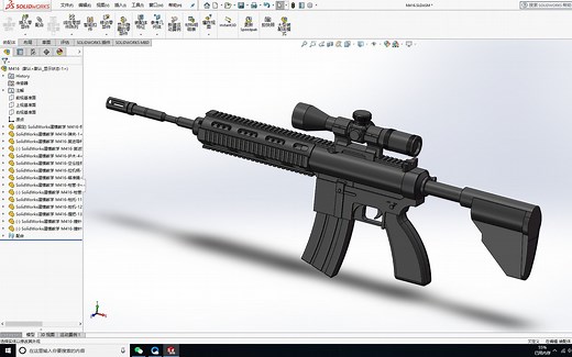 SolidWorks建模教学 M416-装配视频-16