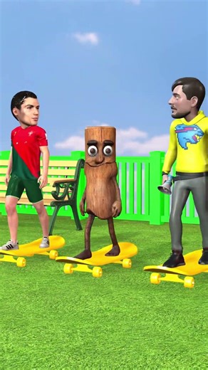 Cristiano Ronaldo Mr Beast And TungTungTung Sahur Funny Moments #animation #scaryteacher3d