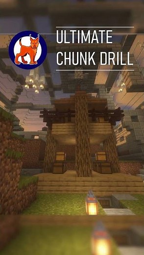 MInecraft Drill Chunk Mechanical Create mod #minecraft #create #mod