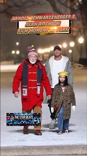 Arnold Schwarzenegger & Alan Ritchson Film 'The Man with Bag' moment ❤️#arnoldschwarzenegger