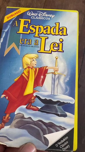A espada era a lei VHS 📼 #anos80 #anos90 #anos2000 #anosatrás #nostalgia #vhs #disney #infancia