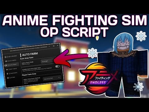 [🎄CHRISTMAS] Anime Fighting Simulator: Endless OP Script (2025) PASTEBIN - OP Fast Auto Farm