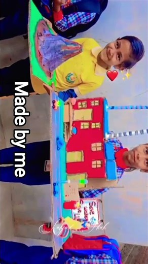 school model project drawing by me #art