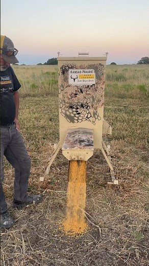 Do you want to feed your deer ricebran or sweet feed. The only deer feeders on the market you need