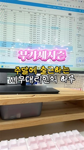 부가세 시즌 주말에 출근하는 세무대리인의 하루 #세무대리인브이로그 #세무대리인 #회계사무소 #세무사사무실 #직장인브이로그