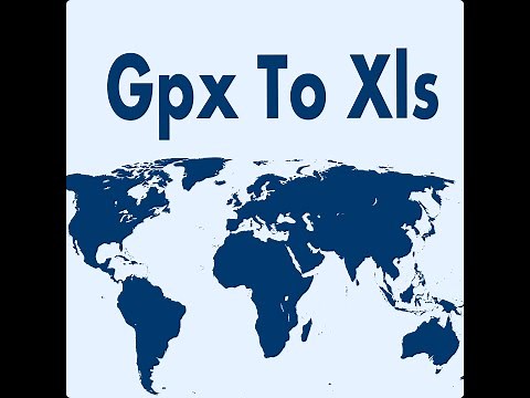 Gpx To Xls