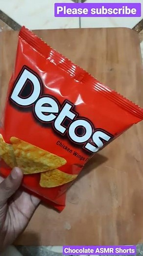 ASMR Detos Chicken wings chips unboxing