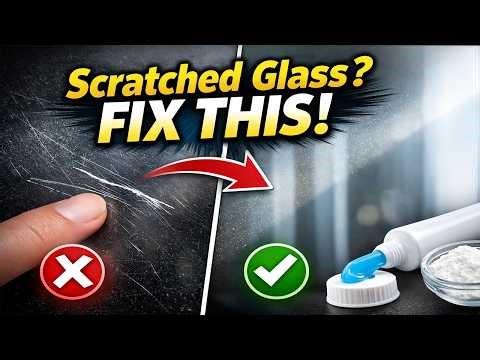 HOW TO Easily Remove Scratches From Glass And Mirrors Using 3 Simple Methods