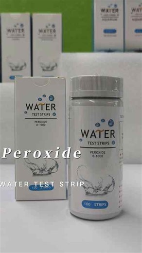 Caped High Accuracy Peroxide Hydrogen H2O2(0-1000) Test Strip for Water Quality