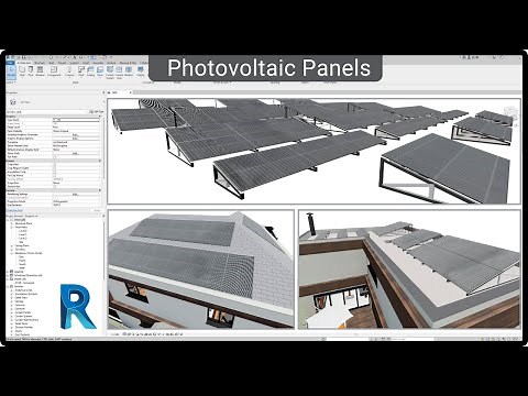 REVIT Photovoltaic Solar Panels Family