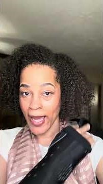 Wash and Go using Moroccan Oil Curl Control Mousse Type 4 hair (Not *4c) as mentioned in the video