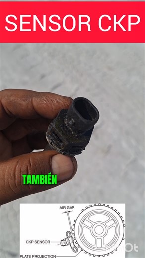 Cuidado con el sensor CKP de tu motor.. un sensor muy importante #ckp #motor #engine #automotive | Mecánica y diagnostico Automotriz