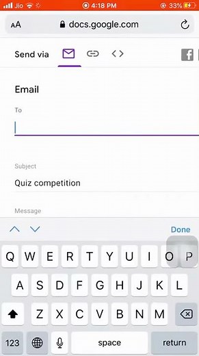 How to share google form