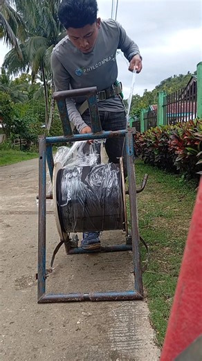 DIY Cable Reel #optical #fiberinternet #Telecom #diy #followerseveryone | Ginobili Nituc Eterrab