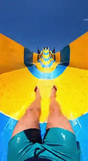 Insane POV: The World’s Tallest Water Slide Drop! 😱🌊 #WaterSlide #POV #AdrenalineJunkie #Summer
