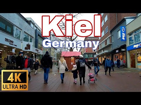 Kiel , Germany 🇩🇪 - Morning Walk - 4K Walking Tour | Kiel 4K | M2