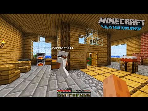 2 Hour Minecraft 1.6 Multiplayer ʟᴏɴɢᴘʟᴀʏ - Building a House Together - Nostalgic / No Commentary