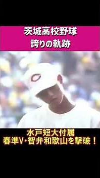 【甲子園名勝負】茨城県高校野球、奇跡と栄光の記録！ #shorts #甲子園
