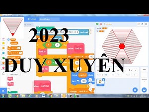 Lập Trình Scratch 2023 VẼ TAM GIÁC SANG LỤC GIÁC | VDD SHOA