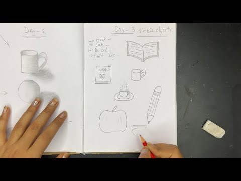 Day 3 learn and do practice of making simple objects 🤓