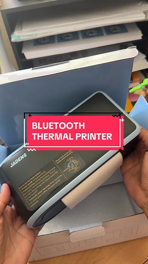 I know its long but I really wanted to show yall how to set it up! @Jadens printer #thermalprinter #printer #shippinglabelprinter #portableprinter #falldealsforyou #tiktokshopfallsale #labelmaker #diystickers #jadensthermalprinter #bluetooththermalprinter