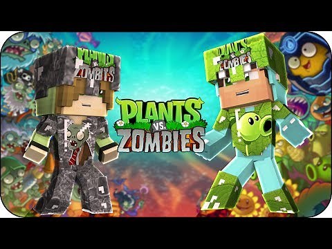 ARMADURA de PLANTAS VS ZOMBIES 🌻🍄 BATALLA de ARMADURAS ROLEPLAY MINECRAFT en PUEBLO CHOCOLATE VITA