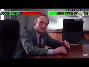 He’s Angry Elf Fight Scene In Conference Room Buddy The Elf (2003) With Healthbars 🔥🎄🧝🏻📈